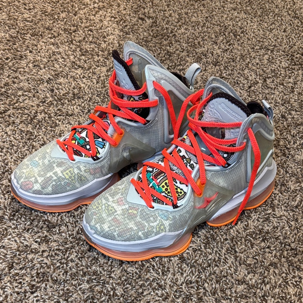 Nike LeBron 9 Colorful High-Top Sneakers